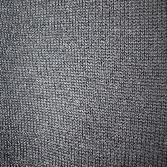 Calvin Klein Merino Wool Acrylic Striped V Neck Sweater Mens Medium Black Multi - Picture 12 of 15